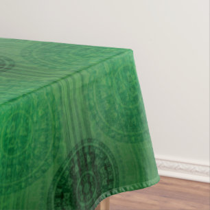 Acceptance Green Meditation Medallions Tablecloth
