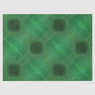 Acceptance   Green Meditation Medallions Tissue Paper