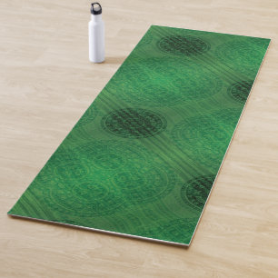 Acceptance   Green Meditation Medallions Yoga Mat
