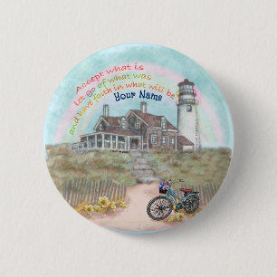 Acceptance Lighthouse 2 Inch Round Button