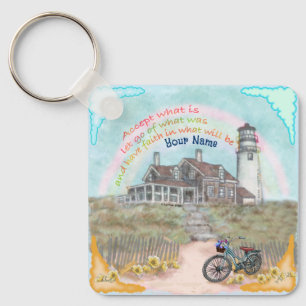 Acceptance Lighthouse Keychain