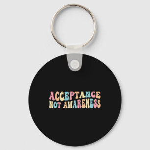 Acceptance Neurodiversity Autism Neurodivergent Keychain