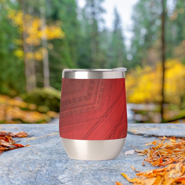 Acceptance | Red Eclectic Boho Pattern (Outdoor)