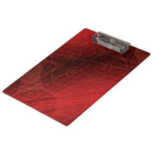 Acceptance Red Meditation Medallions Clipboard
