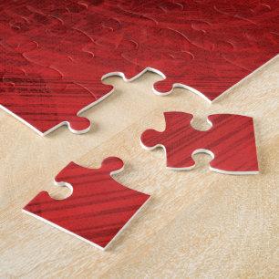 Acceptance   Red Meditation Medallions Jigsaw Puzzle