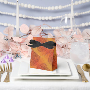 Acceptance Red Orange Yellow Boho Medallions Favor Box