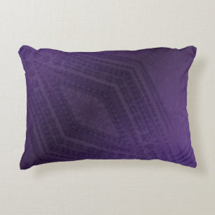 Acceptance   Violet Eclectic Boho Pattern Accent Pillow