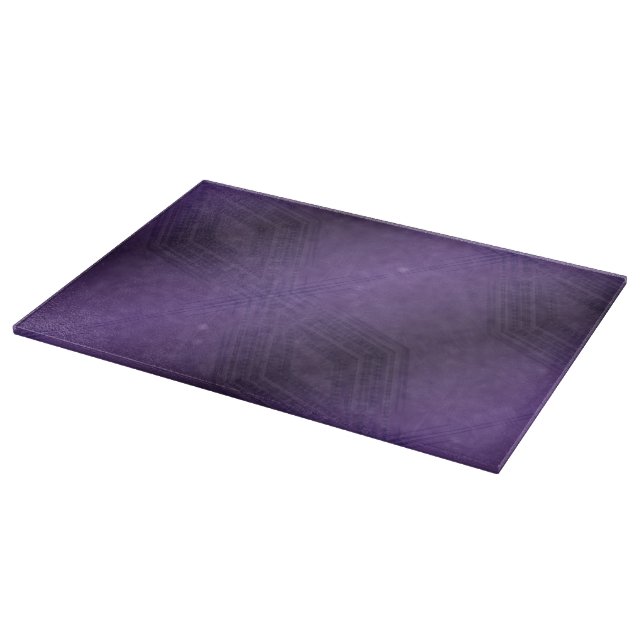 Acceptance | Violet Eclectic Boho Pattern Cutting Board (Corner)