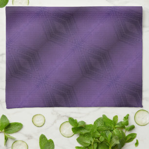 Acceptance   Violet Eclectic Boho Pattern Kitchen Towel