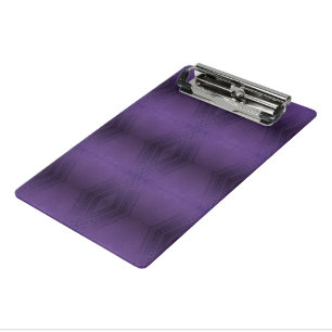 Acceptance Violet Eclectic Boho Pattern Mini Clipboard