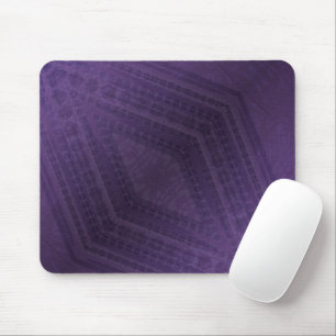 Acceptance   Violet Eclectic Boho Pattern Mouse Pad