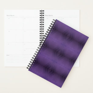 Acceptance Violet Eclectic Boho Pattern Planner