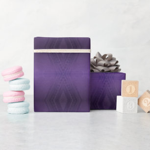 Acceptance   Violet Eclectic Boho Pattern Wrapping Paper
