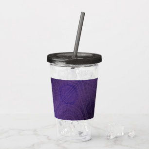 Acceptance   Violet Meditation Medallions Acrylic Tumbler