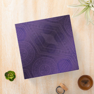 Acceptance   Violet Meditation Medallions Binder