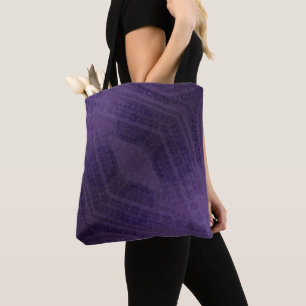 Acceptance Violet Meditation Medallions Tote Bag