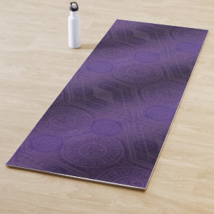 Acceptance   Violet Meditation Medallions Yoga Mat