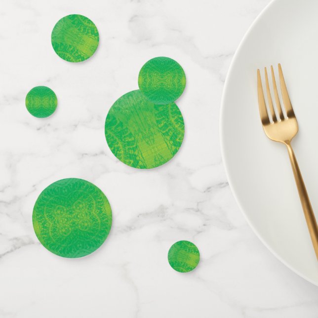 Acceptance | Yellow Green Blue Boho Medallions Confetti (Group)