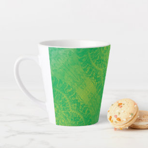 Acceptance   Yellow Green Blue Boho Medallions Latte Mug