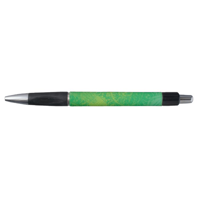 Acceptance | Yellow Green Blue Boho Medallions Pen (Front)