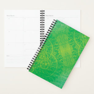 Acceptance Yellow Green Blue Boho Medallions Planner
