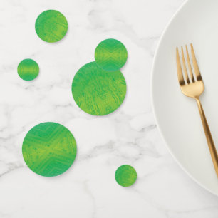 Acceptance   Yellow Green Blue Shibori Pattern Confetti