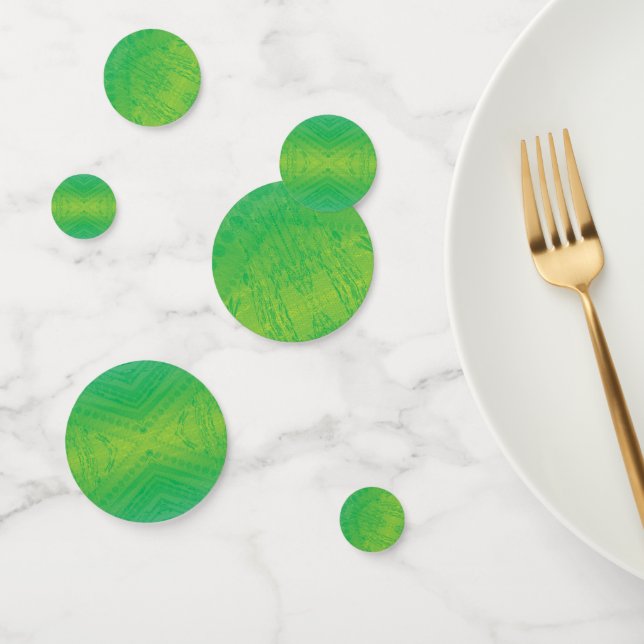 Acceptance | Yellow Green Blue Shibori Pattern Confetti (Group)