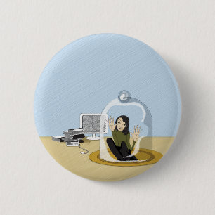 access denied 2 inch round button