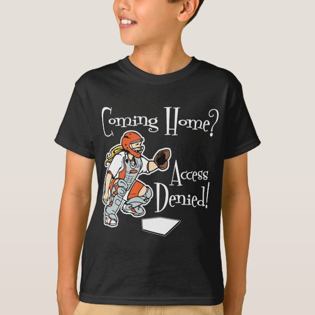 Access Denied, orange2 T-Shirt (Front)