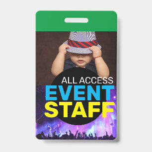 Access event staff badge