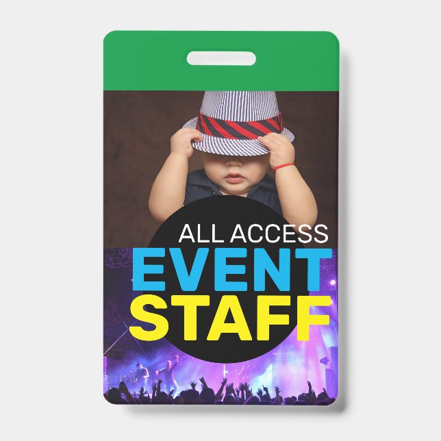 Access event staff badge (Front)