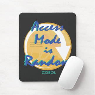 Access Mode is Random in Cobol Programming Mouse Pad