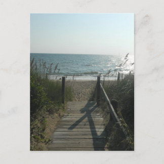Access To The Beach Postcard
