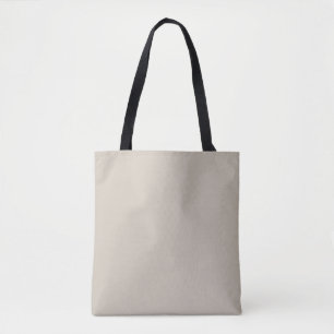 Accessible Beige Solid Colour Tote Bag