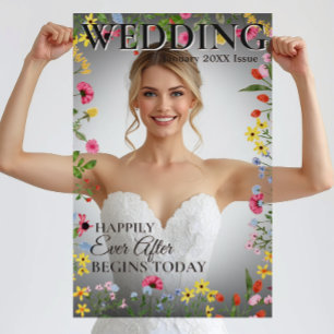 Accessoire de photo de mariage - Couverture de mag