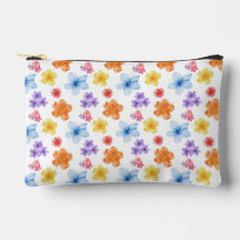 Accessoires d'impression florale Sac cosmétique