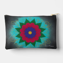 Pochette à fleurs multicolore