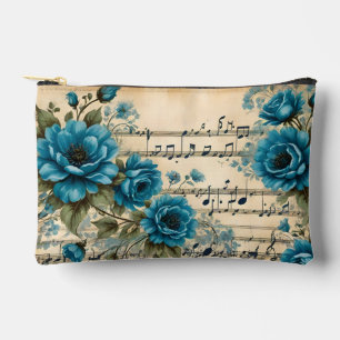 Accessoires Pochette à thème musical floral