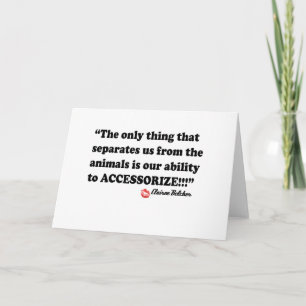 Accessorize Card