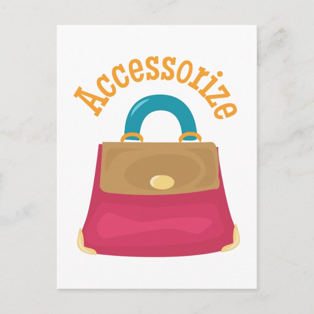 Accessorize Postcard (Front)