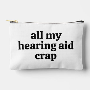 Accessory Organizer for Hard of Hearing, Gift Idea Pouch