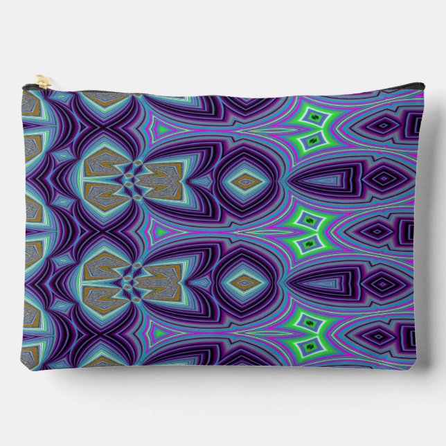 Accessory Pouch, A seamless classic pattern design Pouch (Front)