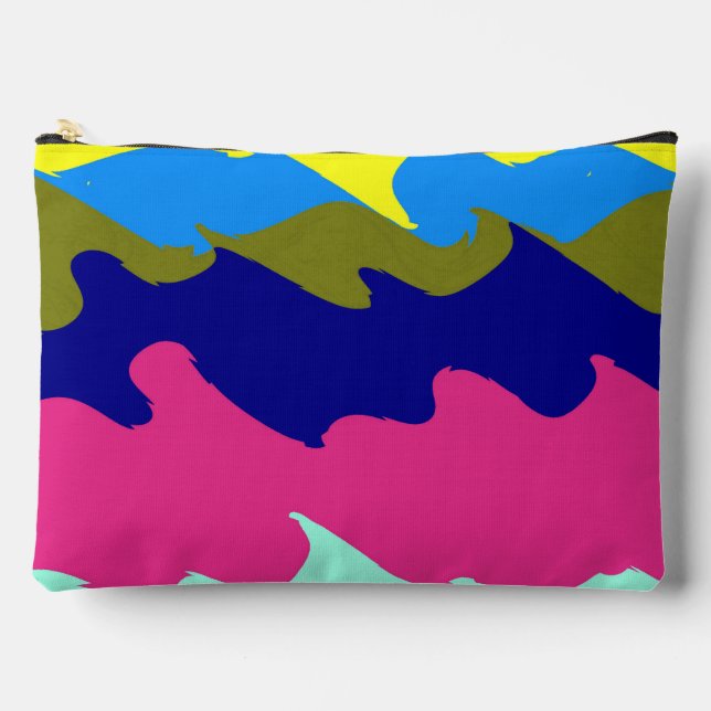 Accessory Pouch, A trendy multicolor design  Acces Pouch (Front)