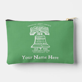 Accessory Pouch Small - Olive Green (Personalized)