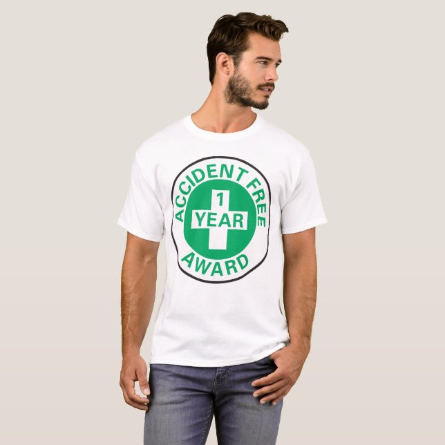 Accident Free Award T-Shirt (Front Full)