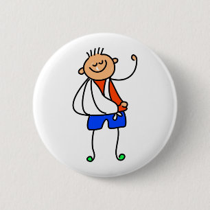 Accident Kid 2 Inch Round Button