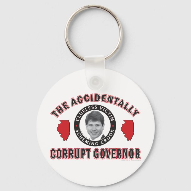 Accidentally-Corrupt-2 Keychain (Front)