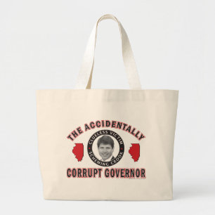 Accidentally-Corrupt-2 Large Tote Bag