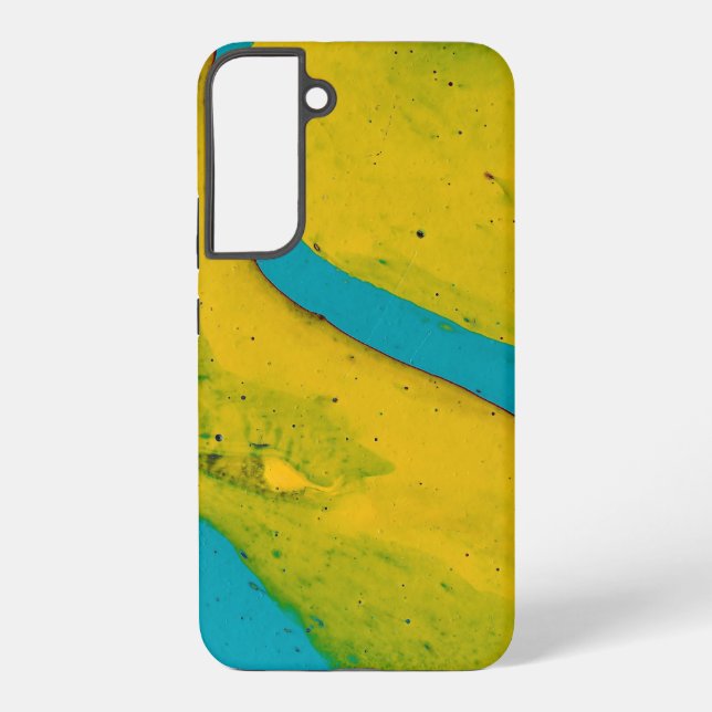 Accidents Will Happen 1 Yellow Blue Phone Case (Back)