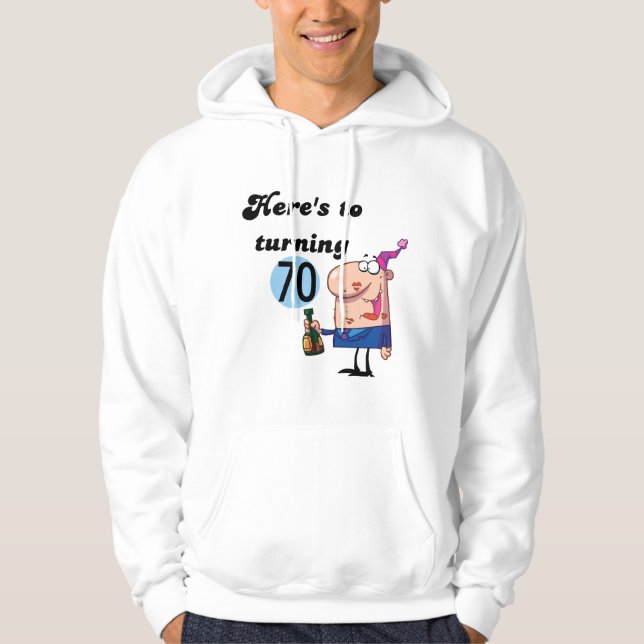 Acclamations à 70 T-shirts et cadeaux (Devant)